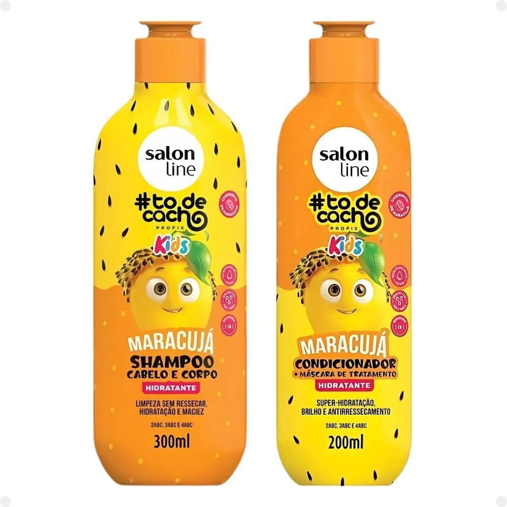 Kit Salon Line #todecacho Kids Maracuyá
