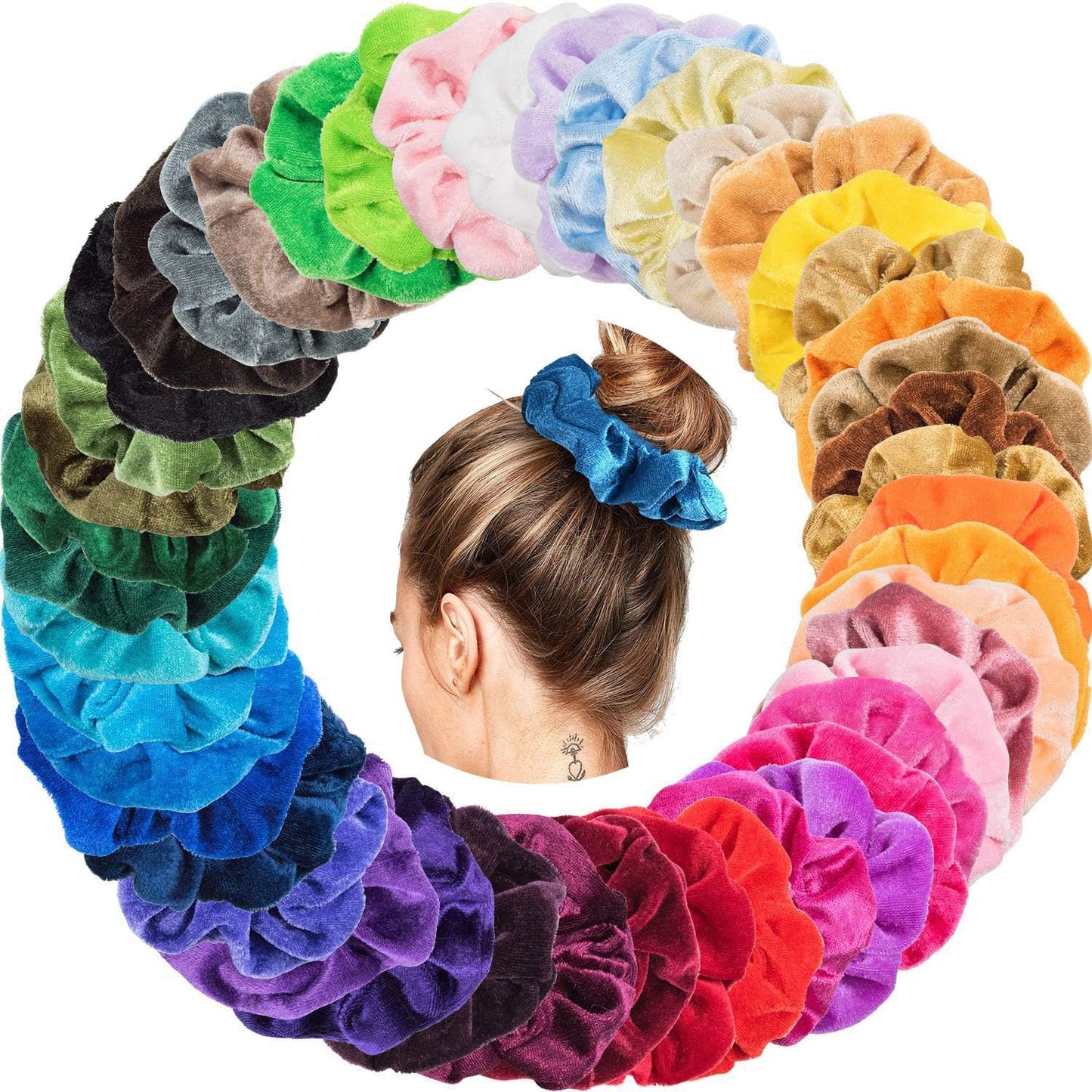 Scrunchie de tercio pelo