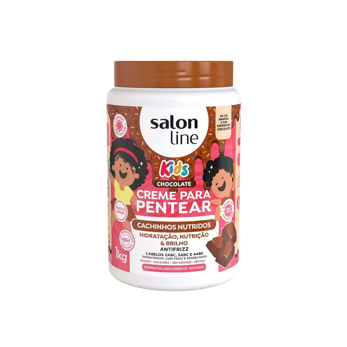Crema para Peinar Chocolate Kids Cachinhos Nutridos