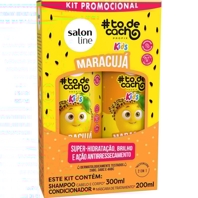 Kit Salon Line #todecacho Kids Maracuyá
